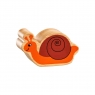 Natural brown & orange snail