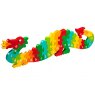Twenty six piece multicoloured dragon a-z wooden jigsaw puzzle in super chunky jumbo size