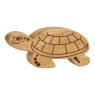 Natural wood turtle toy