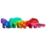 Bag of 8 rainbow animals